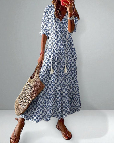 The Dianna Boho Tummy Coverage Dress