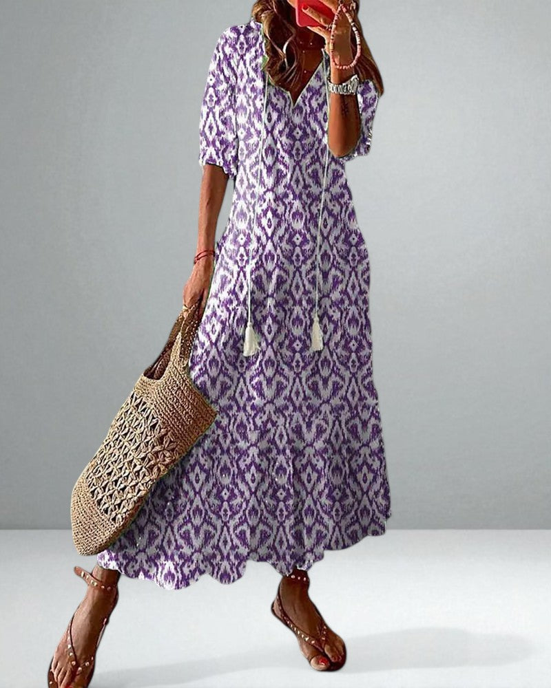 The Dianna Boho Tummy Coverage Dress