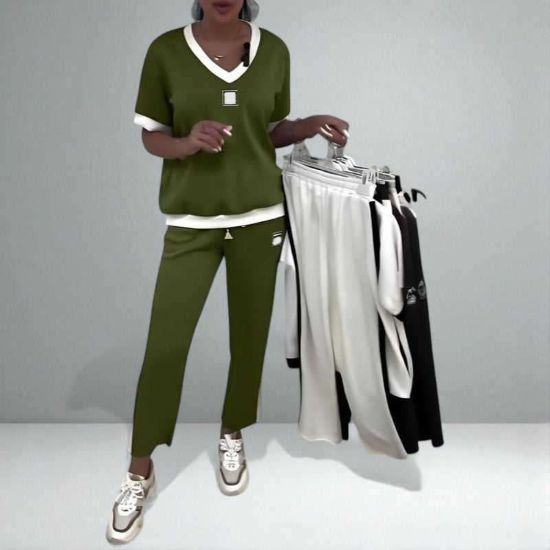 The Sofia V-Neck Lounge Set