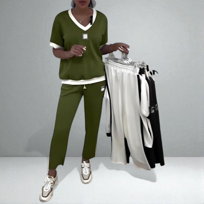 The Sofia V-Neck Lounge Set