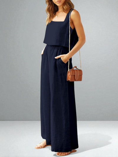 The Isabella Square Neck & Wide Leg Set