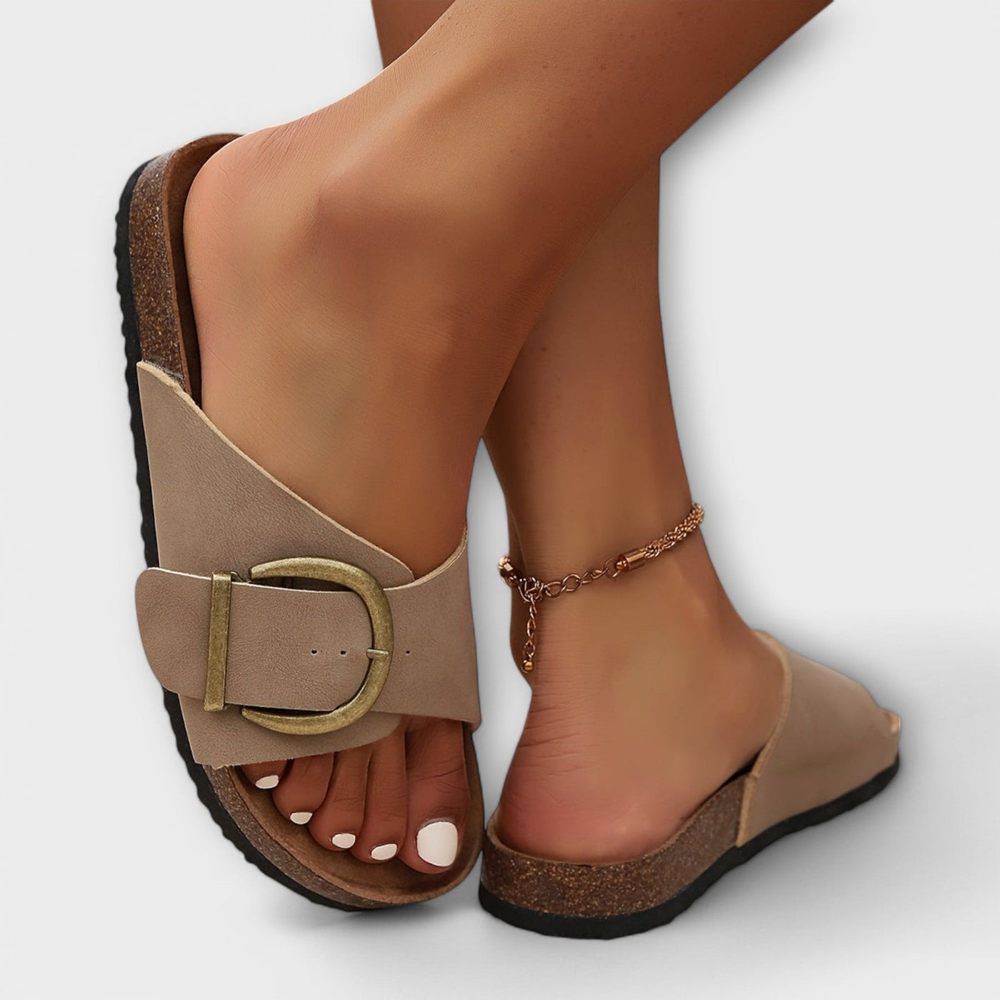 The Olivia Slip-On Sandals