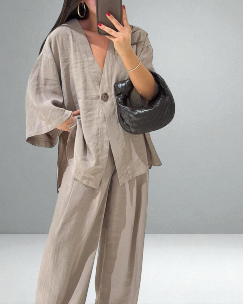 The Sienna V-Neck Lounge Set