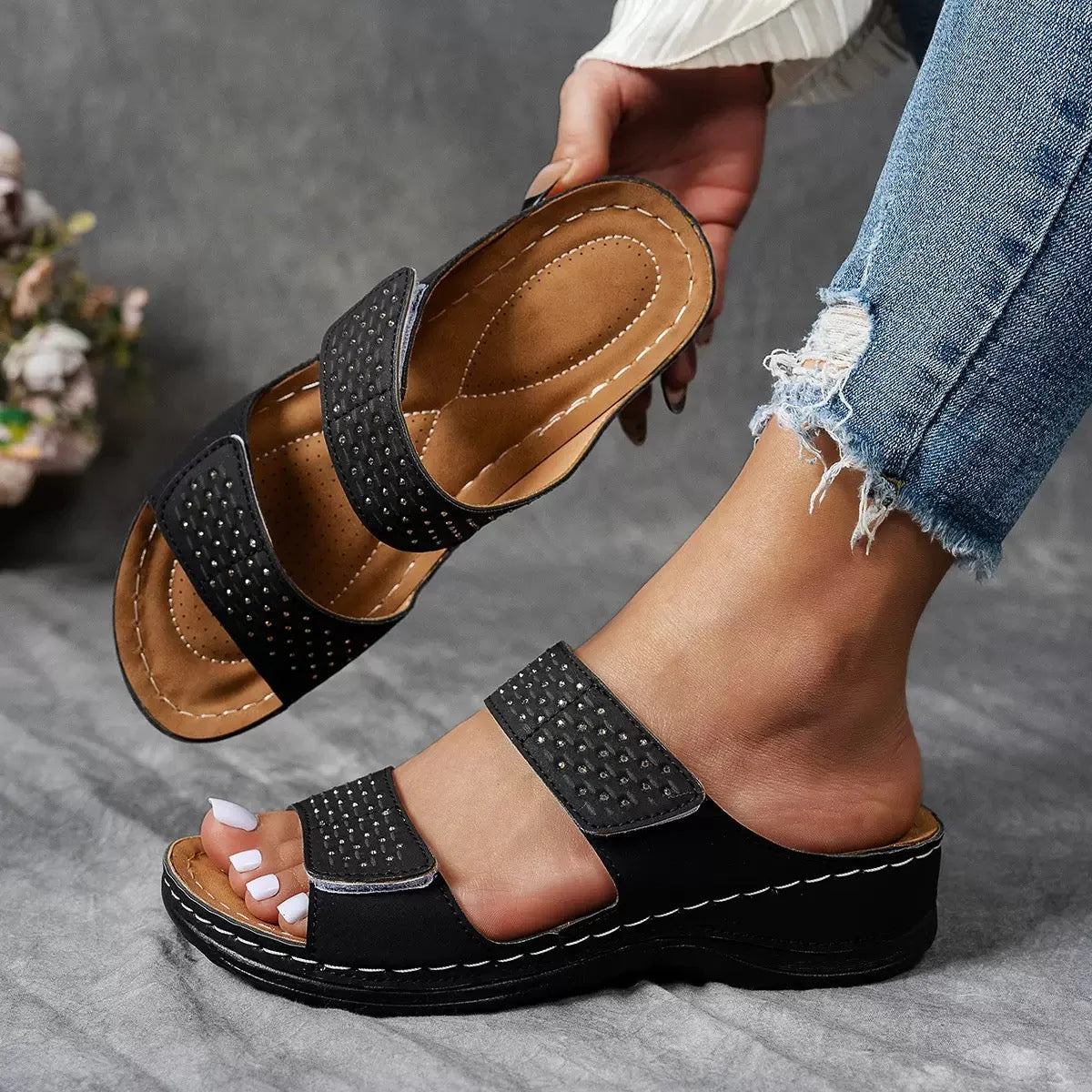 The Selene Orthopedic Comfort Sandal
