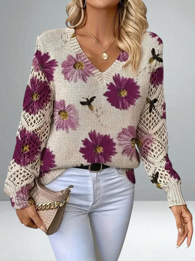 The Grace Floral Sweater