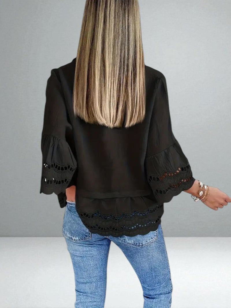 The Noelle Ruffle Shirt