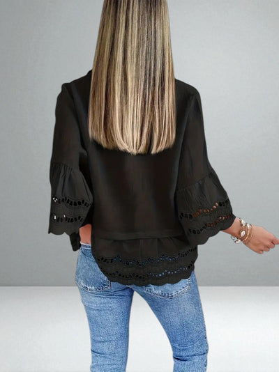 The Noelle Ruffle Shirt