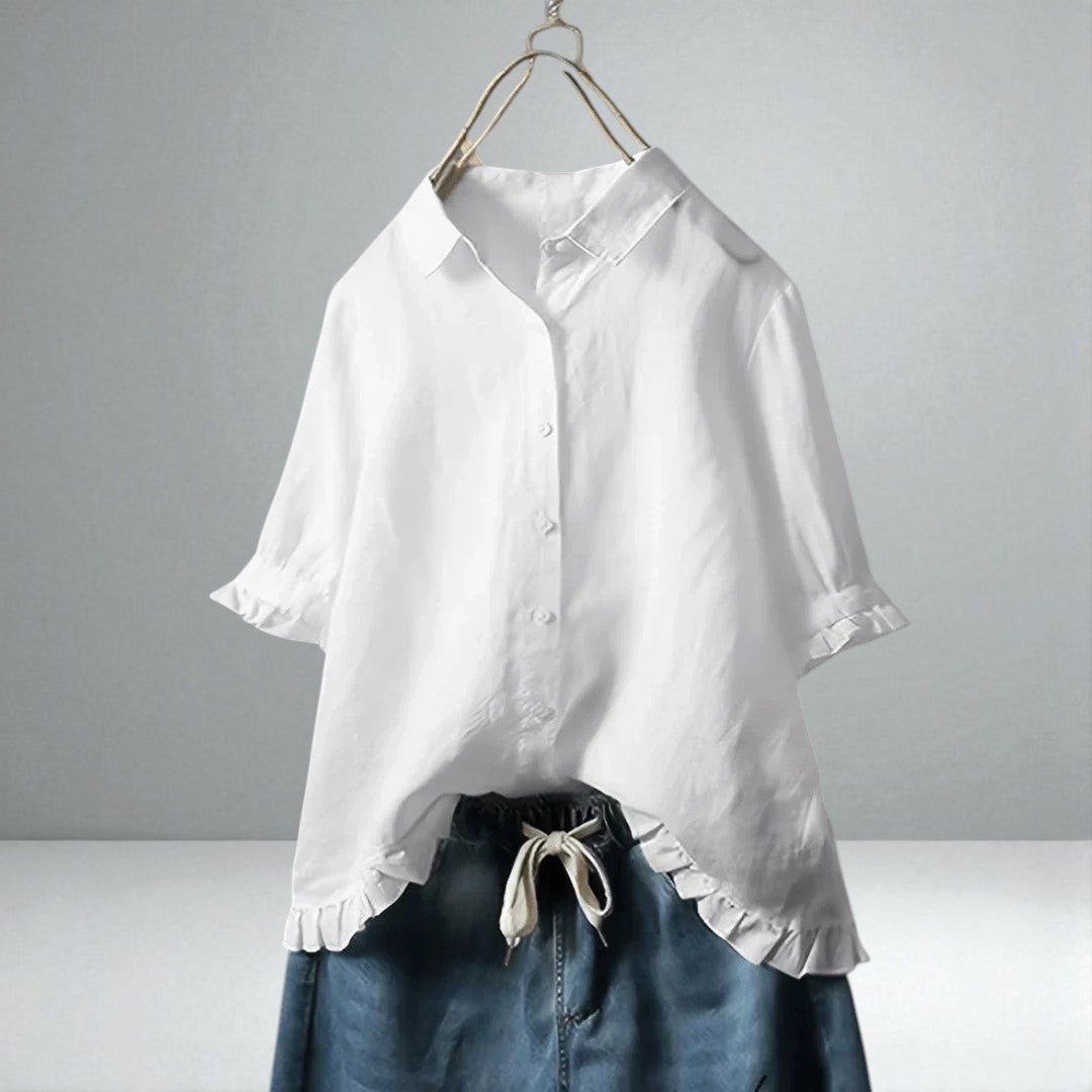 The Viera Pleated Blouse
