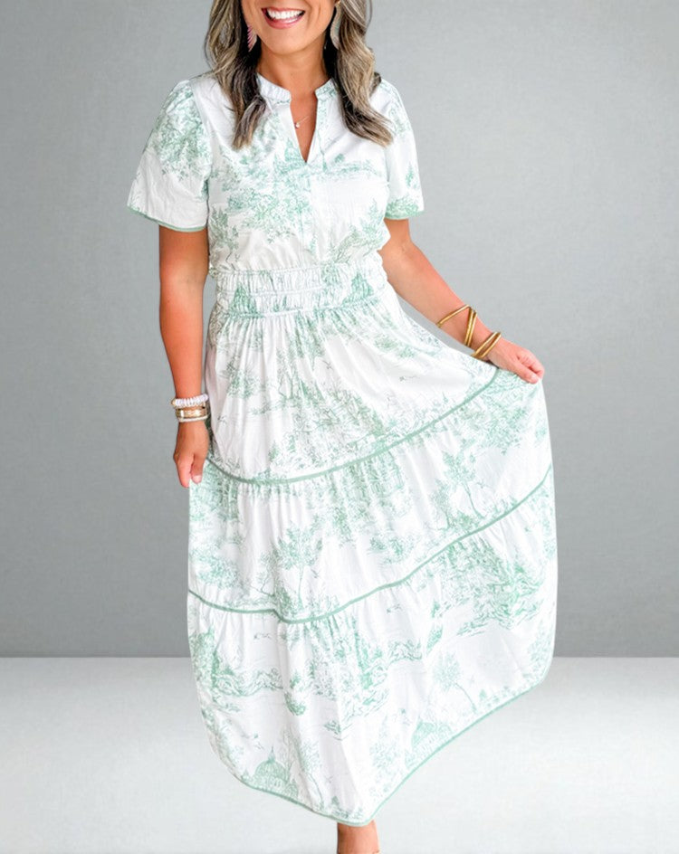 The Eloise Toile Maxi Dress