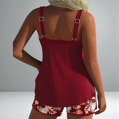 The Ava Floral Tankini Set