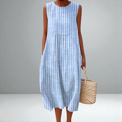 The Eliza Striped Cotton Dress