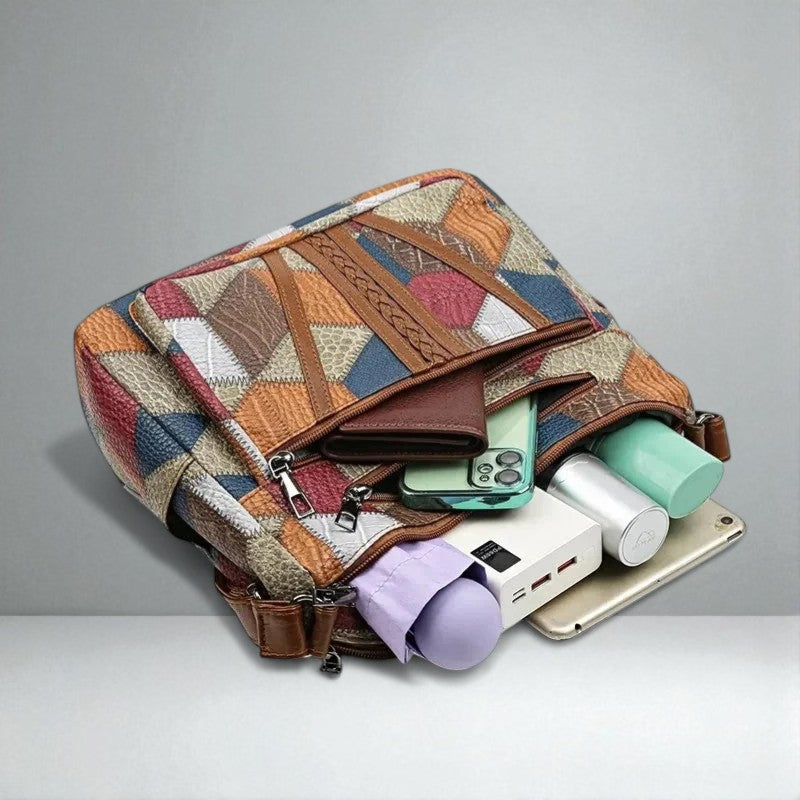The Leona Mosaic Shoulder Bag