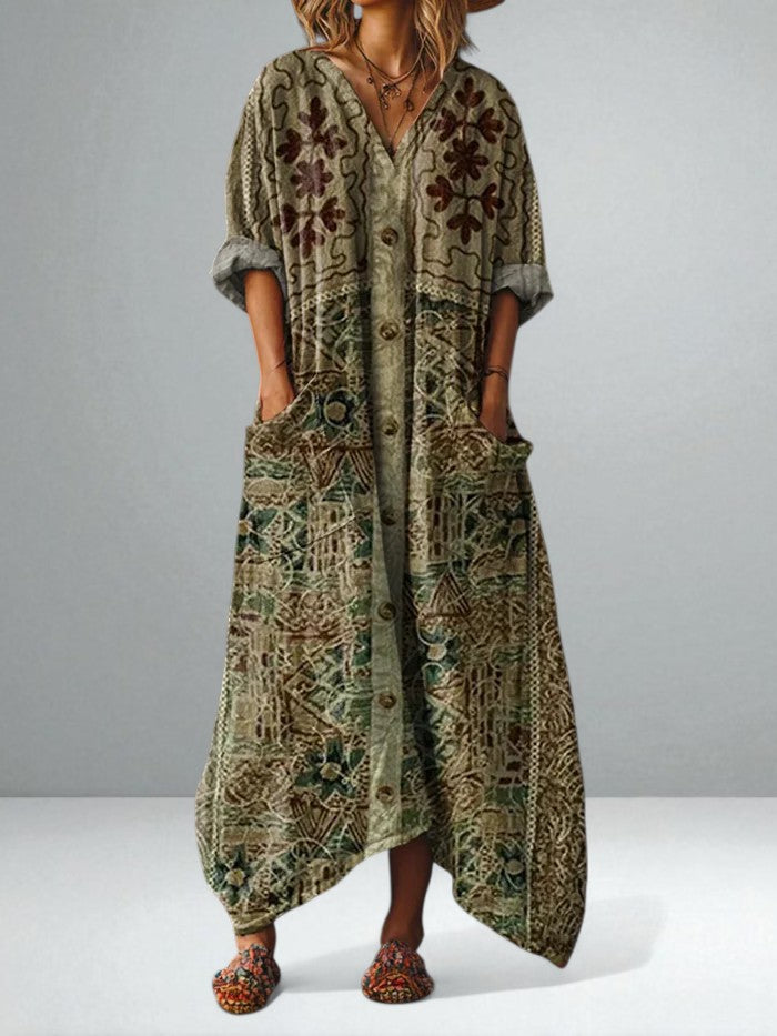 The Mira Boho Pocket Dress
