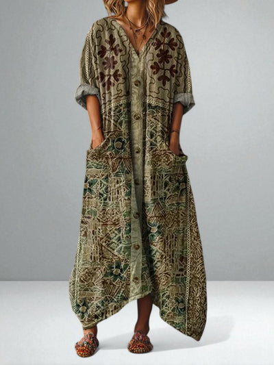 The Mira Boho Pocket Dress