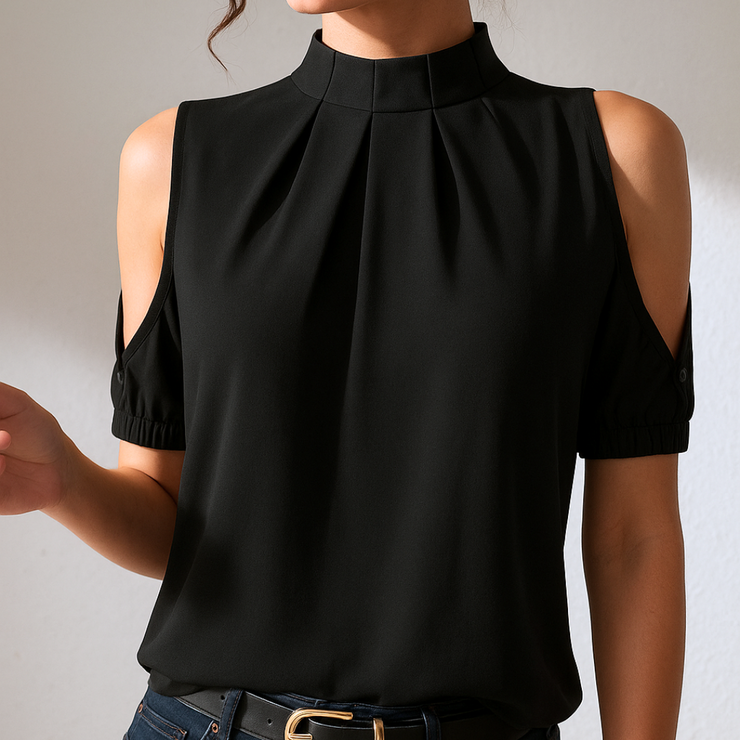The Ingrid Pleated Blouse