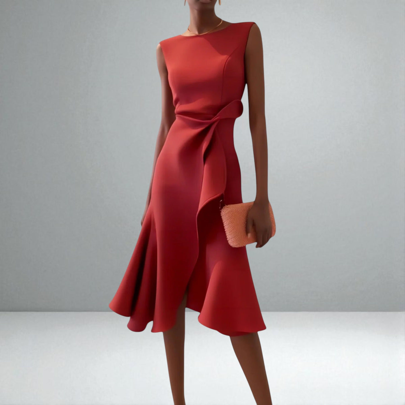 The Juliette Draped Midi Dress