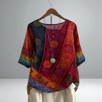 The Valarie Boho Bloom Top
