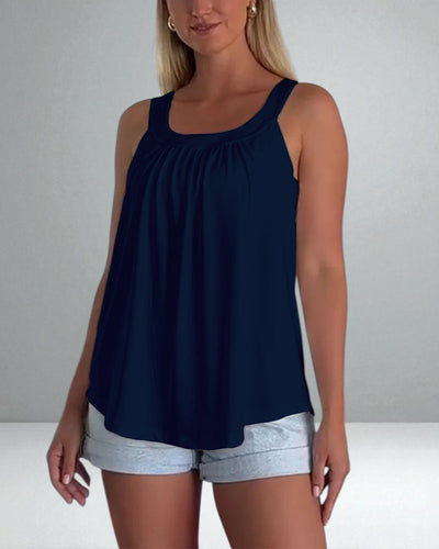 The Alessia Strapless Pleated Top