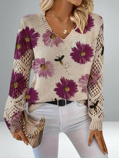 The Grace Floral Sweater