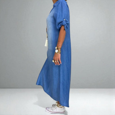 The Lea Denim-Look Dress