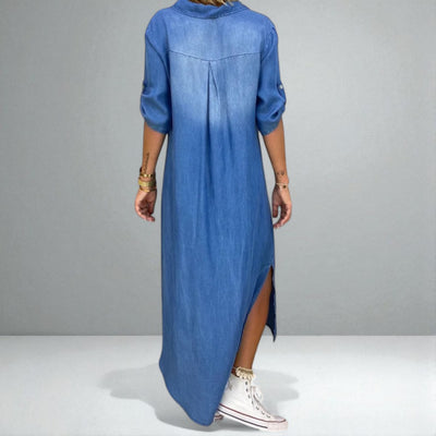 The Lea Denim-Look Dress