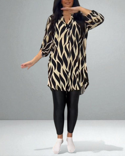 The Fiora Patterned Top