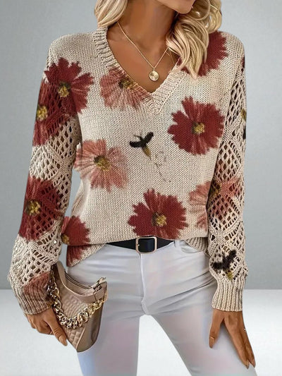 The Grace Floral Sweater