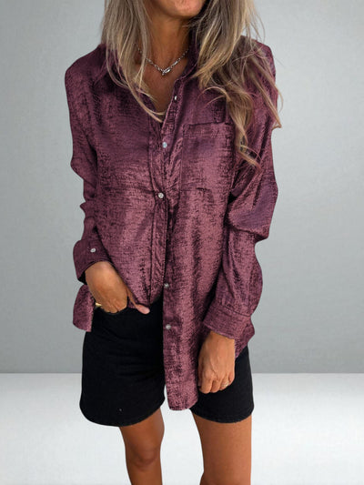 The Zoey Shimmer Shirt