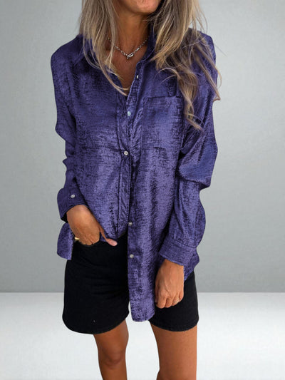 The Zoey Shimmer Shirt