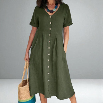 The Yasmin Buttoned Dress