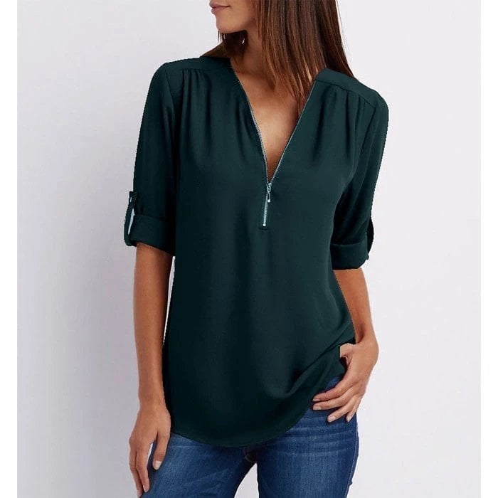 The Lizzy Zippered Top