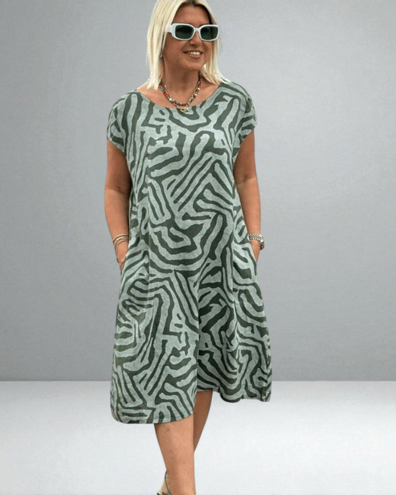 The Nelia Relaxed Print Dress