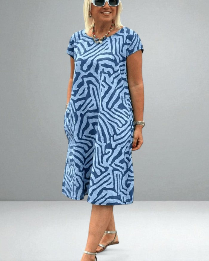The Nelia Relaxed Print Dress