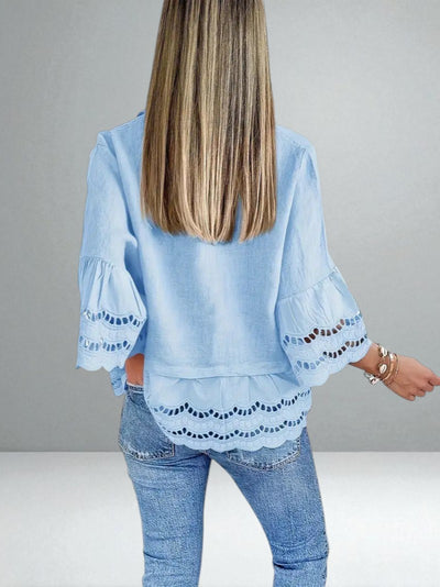 The Noelle Ruffle Shirt