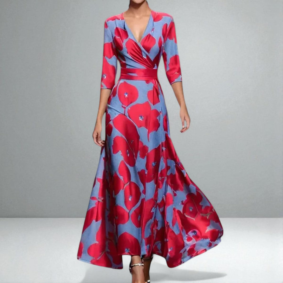 The Leigh Printed Wrap Dress