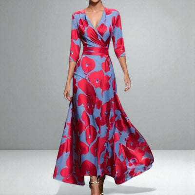 The Leigh Printed Wrap Dress