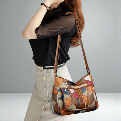 The Leona Mosaic Shoulder Bag