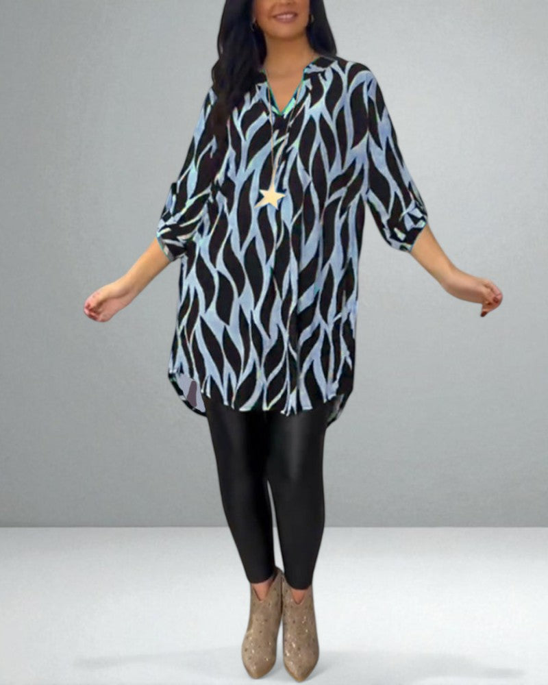 The Fiora Patterned Top