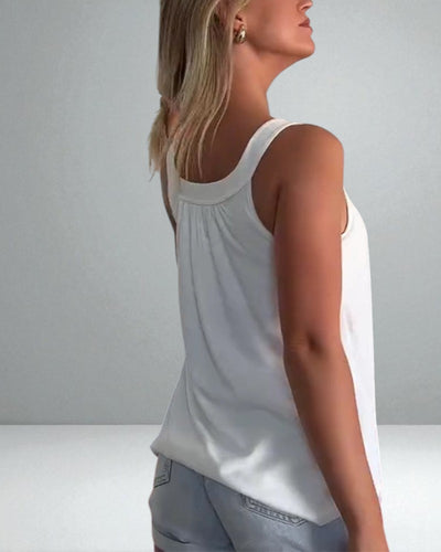 The Alessia Strapless Pleated Top