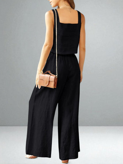 The Isabella Square Neck & Wide Leg Set