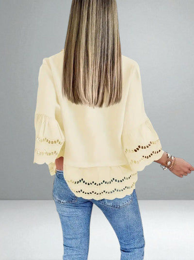 The Noelle Ruffle Shirt