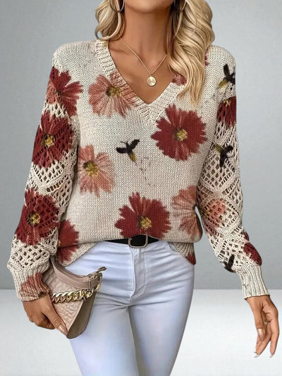 The Grace Floral Sweater