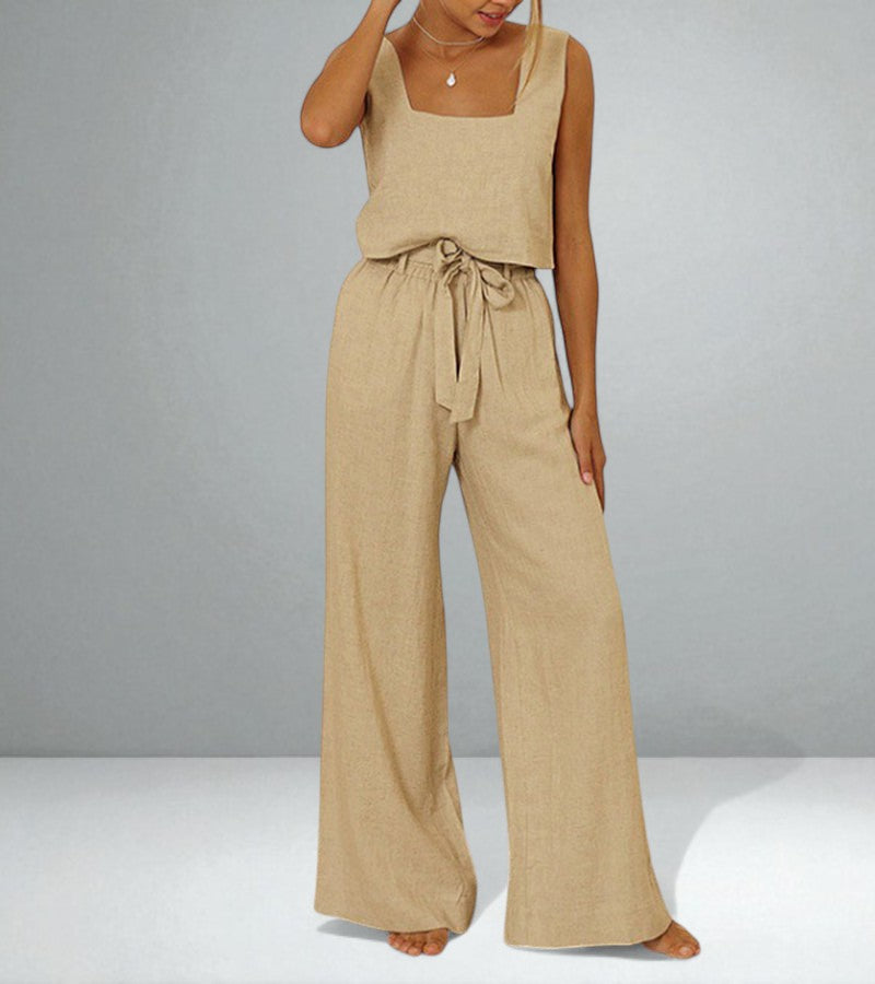 The Megan Top and Wide-Leg Pants Set
