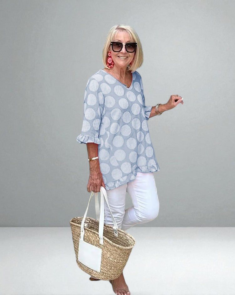 The Chloe V-Neck Blouse