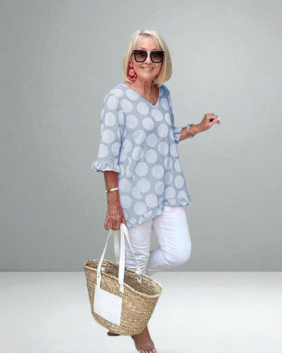 The Chloe V-Neck Blouse