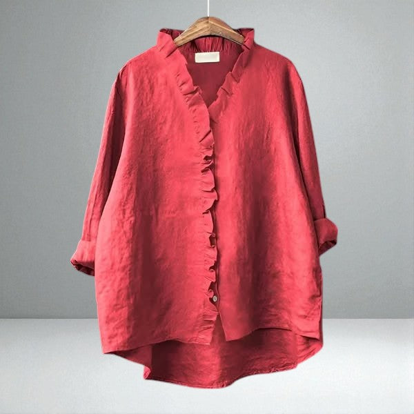 The Elise Ruffle Shirt