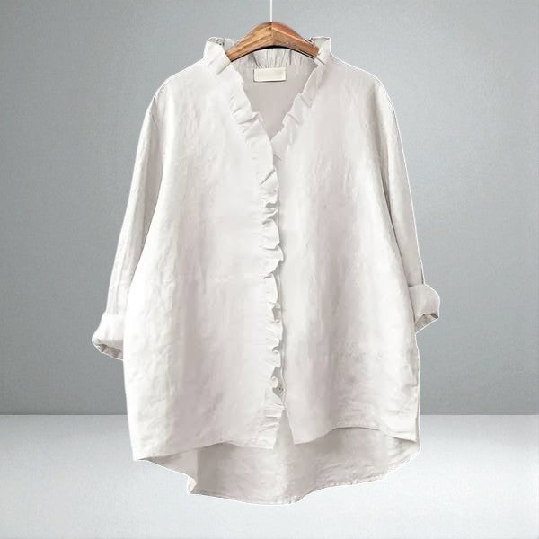 The Elise Ruffle Shirt
