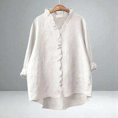 The Elise Ruffle Shirt