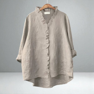The Elise Ruffle Shirt