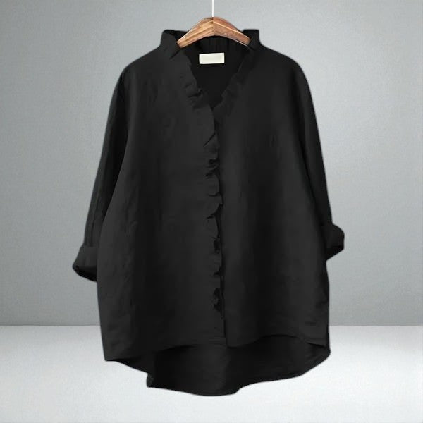 The Elise Ruffle Shirt